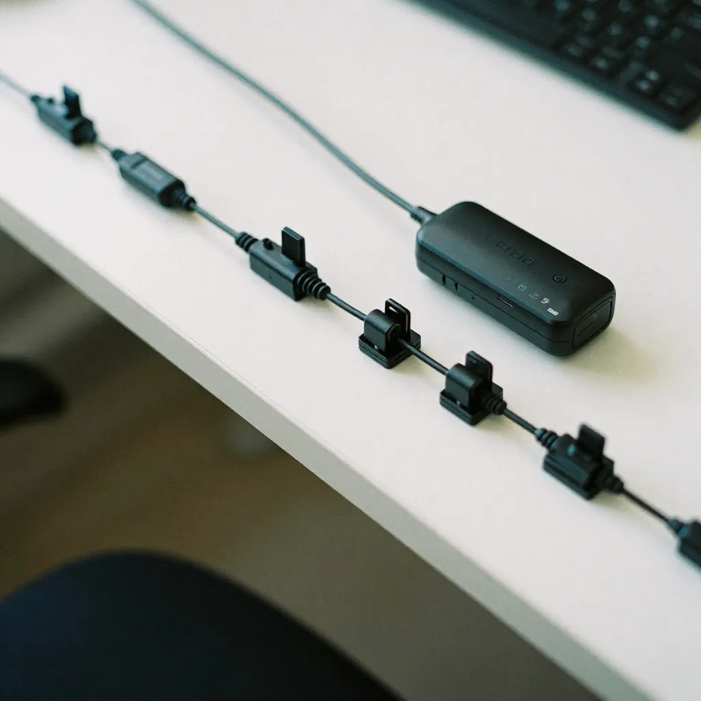 Maintaining organized cable setup